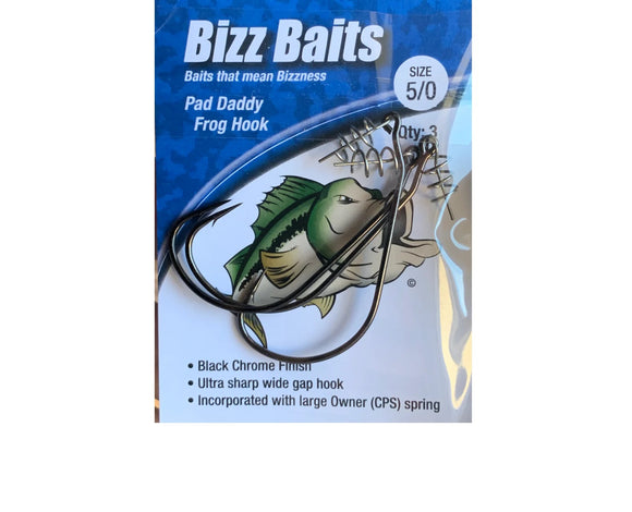 Frog Hooks | Bizz Baits | Big Fish On