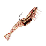 Clear Red Glitter | Shrimp Trio-Rigged | Charlies Worms | BigFishOn.com