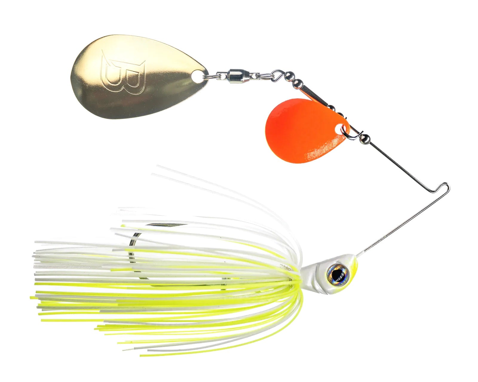 Lot De 3 Spinnerbaits The Longshank 1/4 Oz – Chartreuse/blanc – DWGG-087 – Neufs
