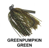 Green Pumpkin Green | Tungsten Hammerhead Jig | Queen Tackle | Big Fish On