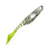 Salt Pepper Chartreuse | Viper Minnow | Charlies Worms | BigFishOn.com