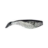 Clear Glitter Black Back | Baby Shad | Charlies Worms | Big Fish On
