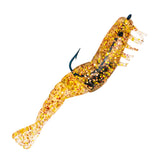 Golden Shrimp | Shrimp Trio-Rigged | Charlies Worms | BigFishOn.com